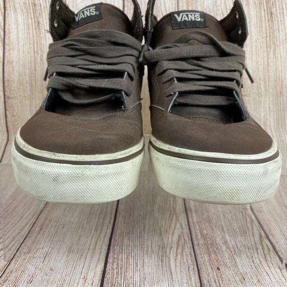 Vans | Mid Top Brown TB4R Off The Wall Men’s Skateboard Sneakers | Size 8 - Picture 9 of 11